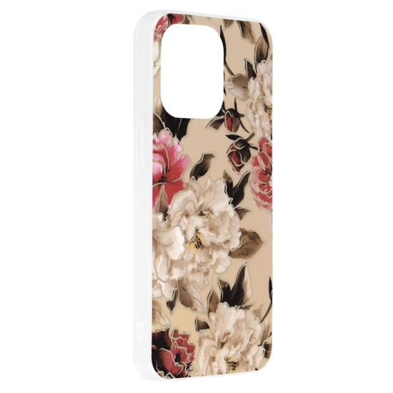 Husa pentru iPhone 13 Pro - Techsuit Marble Series - Mary Berry Nude