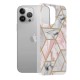 Husa pentru iPhone 13 Pro - Techsuit Marble Series - Pink Hex