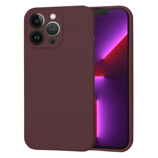 Husa pentru iPhone 13 Pro - Techsuit SoftFlex - Plum Red