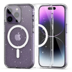 Husa pentru iPhone 13 Pro - Techsuit SparkleSkin MagSafe Series - Clear Husa pentru iPhone 13 Pro - Techsuit SparkleSkin MagSafe Series - Clear