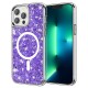 Husa pentru iPhone 13 Pro - Techsuit Sparkly Glitter MagSafe - Purple