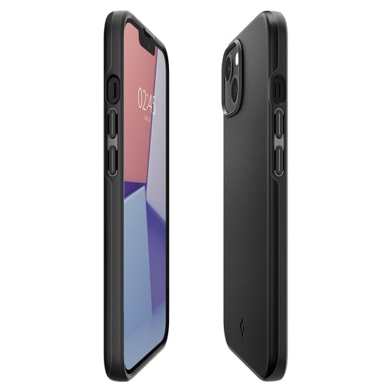 Husa pentru iPhone 13 - Spigen Thin Fit - Black