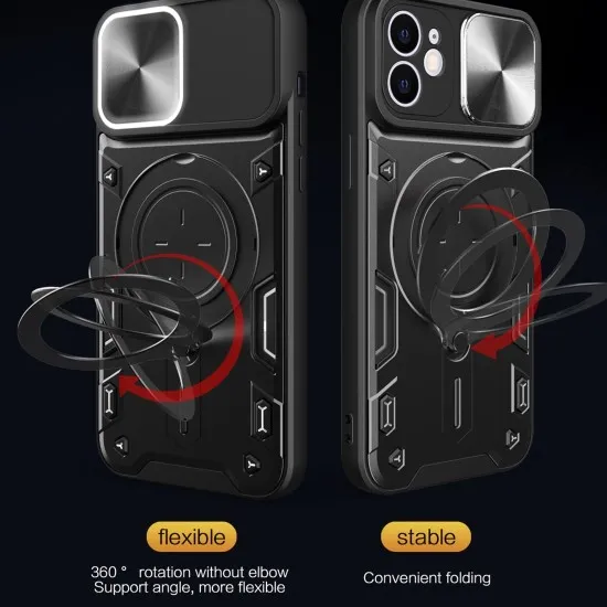 Husa pentru iPhone 13 - Techsuit CamGuard Pro - Red Husa pentru iPhone 13 - Techsuit CamGuard Pro - Red
