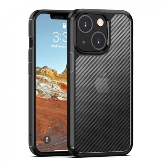 Husa pentru iPhone 13 - Techsuit CarbonFuse - Black