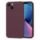 Husa pentru iPhone 13 - Techsuit SoftFlex - Plum Red