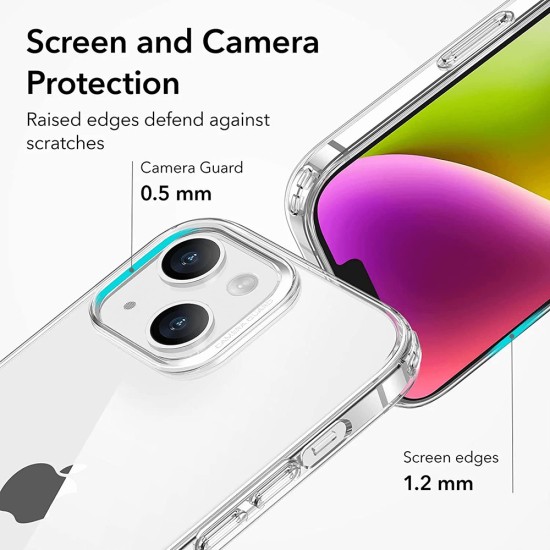 Husa pentru iPhone 14 + Folie - ESR Project Zero - Clear