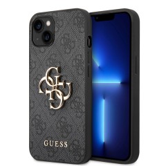 Husa pentru iPhone 14 - Guess Hardcase 4G Big Metal Logo (GUHCP14S4GMGGR0 - Grey Husa pentru iPhone 14 - Guess Hardcase 4G Big Metal Logo (GUHCP14S4GMGGR0 - Grey