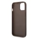 Husa pentru iPhone 14 - Guess Hardcase 4G (GUHCP14SG4GFBR) - Brown