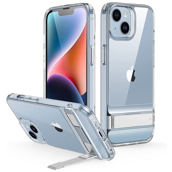 Husa pentru iPhone 14 / iPhone 13 - ESR Air Shield Boost Kickstand - Clear