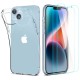 Husa pentru iPhone 14 Plus + 2x Folie - Spigen Crystal Pack 360 - Crystal Clear