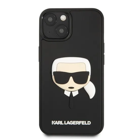 Husa pentru iPhone 14 Plus / iPhone 15 Plus - Karl Lagerfeld 3D Design (KLHCP14MKH3DBK) - Rubber Karl`s Head Husa pentru iPhone 14 Plus / iPhone 15 Plus - Karl Lagerfeld 3D Design (KLHCP14MKH3DBK) - Rubber Karl`s Head