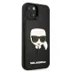 Husa pentru iPhone 14 Plus / iPhone 15 Plus - Karl Lagerfeld 3D Design (KLHCP14MKH3DBK) - Rubber Karl`s Head Husa pentru iPhone 14 Plus / iPhone 15 Plus - Karl Lagerfeld 3D Design (KLHCP14MKH3DBK) - Rubber Karl`s Head
