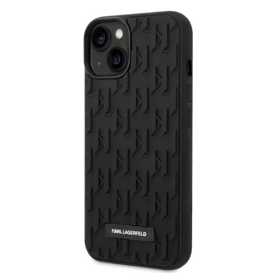 Husa pentru iPhone 14 Plus / iPhone 15 Plus - Karl Lagerfeld 3D Design (KLHCP14MRUPKLPK) - Monogram Husa pentru iPhone 14 Plus / iPhone 15 Plus - Karl Lagerfeld 3D Design (KLHCP14MRUPKLPK) - Monogram