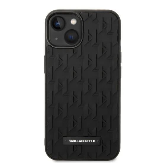 Husa pentru iPhone 14 Plus / iPhone 15 Plus - Karl Lagerfeld 3D Design (KLHCP14MRUPKLPK) - Monogram Husa pentru iPhone 14 Plus / iPhone 15 Plus - Karl Lagerfeld 3D Design (KLHCP14MRUPKLPK) - Monogram