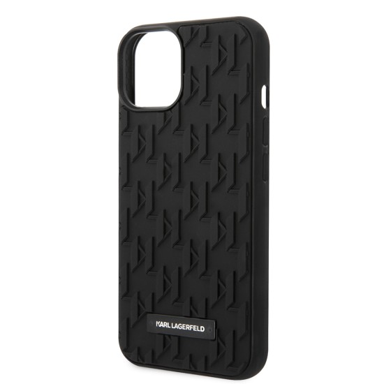 Husa pentru iPhone 14 Plus / iPhone 15 Plus - Karl Lagerfeld 3D Design (KLHCP14MRUPKLPK) - Monogram