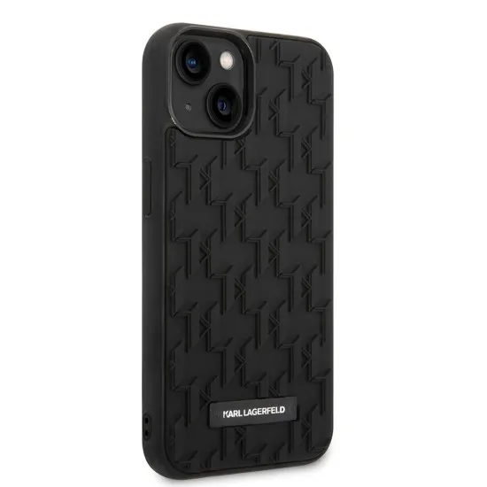 Husa pentru iPhone 14 Plus / iPhone 15 Plus - Karl Lagerfeld 3D Design (KLHCP14MRUPKLPK) - Monogram Husa pentru iPhone 14 Plus / iPhone 15 Plus - Karl Lagerfeld 3D Design (KLHCP14MRUPKLPK) - Monogram