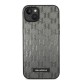 Husa pentru iPhone 14 Plus /  iPhone 15 Plus - Karl Lagerfeld Saffiano (KLHCP14MSAKLHPG) - Grey Mono Metal Logo