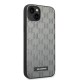 Husa pentru iPhone 14 Plus /  iPhone 15 Plus - Karl Lagerfeld Saffiano (KLHCP14MSAKLHPG) - Grey Mono Metal Logo