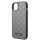 Husa pentru iPhone 14 Plus /  iPhone 15 Plus - Karl Lagerfeld Saffiano (KLHCP14MSAKLHPG) - Grey Mono Metal Logo