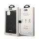 Husa pentru iPhone 14 Plus /  iPhone 15 Plus - Karl Lagerfeld Saffiano (KLHCP14MSAKLHPK) - Mono Metal Logo