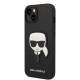 Husa pentru iPhone 14 Plus /  iPhone 15 Plus - Karl Lagerfeld Saffiano (KLHCP14MSAPKHK) - Karl`s Head