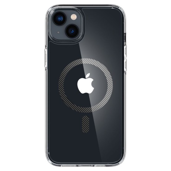 Husa pentru iPhone 14 Plus - Spigen Ultra Hybrid MagSafe - Carbon Fiber