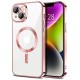 Husa pentru iPhone 14 Plus - Techsuit Luxury Crystal MagSafe - Pink