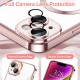 Husa pentru iPhone 14 Plus - Techsuit Luxury Crystal MagSafe - Pink