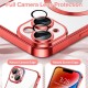 Husa pentru iPhone 14 Plus - Techsuit Luxury Crystal MagSafe - Red