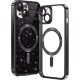 Husa pentru iPhone 14 Plus - Techsuit Luxury Glitter MagSafe - Black