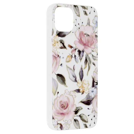 Husa pentru iPhone 14 Plus - Techsuit Marble Series - Chloe White