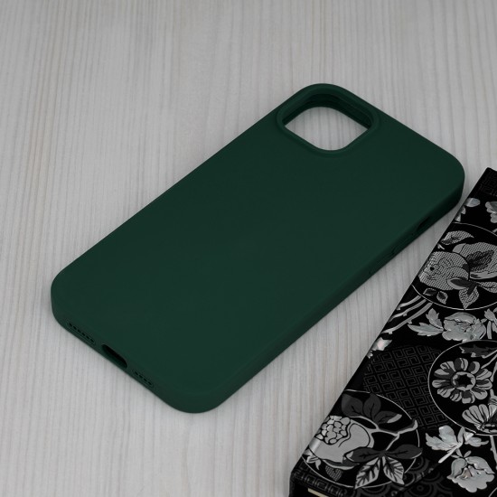 Husa pentru iPhone 14 Plus - Techsuit Soft Edge Silicone - Dark Green