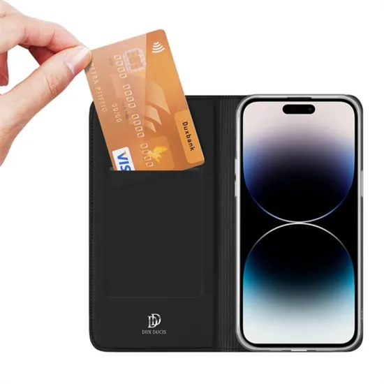Husa pentru iPhone 14 Pro - Dux Ducis Skin Pro - Black Husa pentru iPhone 14 Pro - Dux Ducis Skin Pro - Black