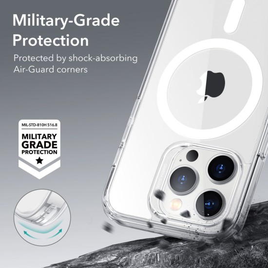 Husa pentru iPhone 14 Pro - ESR Classic Hybrid HaloLock - Clear