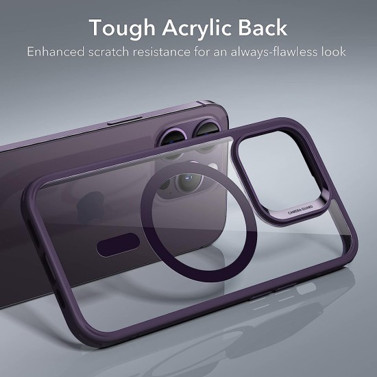 Husa pentru iPhone 14 Pro - ESR Classic Hybrid HaloLock - Clear Purple