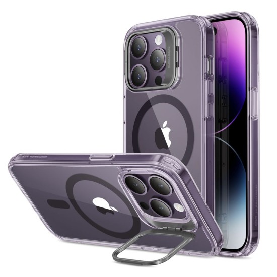 Husa pentru iPhone 14 Pro - ESR Classic Kickstand HaloLock - Clear Purple