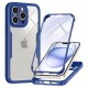 Husa pentru iPhone 14 Pro + Folie - Techsuit ColorVerse 360 Series - Blue