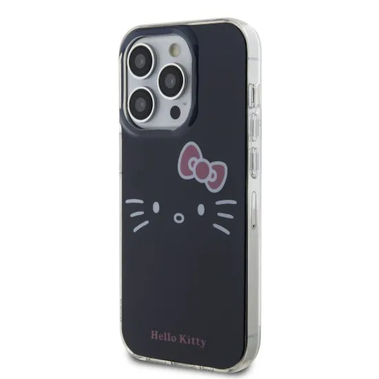 Husa pentru iPhone 14 Pro - Hello Kitty Hardcase IML Kitty Face (HKHCP14LHKHLK) - Black Husa pentru iPhone 14 Pro - Hello Kitty Hardcase IML Kitty Face (HKHCP14LHKHLK) - Black