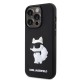 Husa pentru iPhone 14 Pro - Karl Lagerfeld 3D Design (KLHCP14L3DRKHNK) - Rubber Choupette