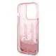 Husa pentru iPhone 14 Pro - Karl Lagerfeld Hardcase Glitter (KLHCP14LLBKLCP) - Pink Liquid Big KL Husa pentru iPhone 14 Pro - Karl Lagerfeld Hardcase Glitter (KLHCP14LLBKLCP) - Pink Liquid Big KL