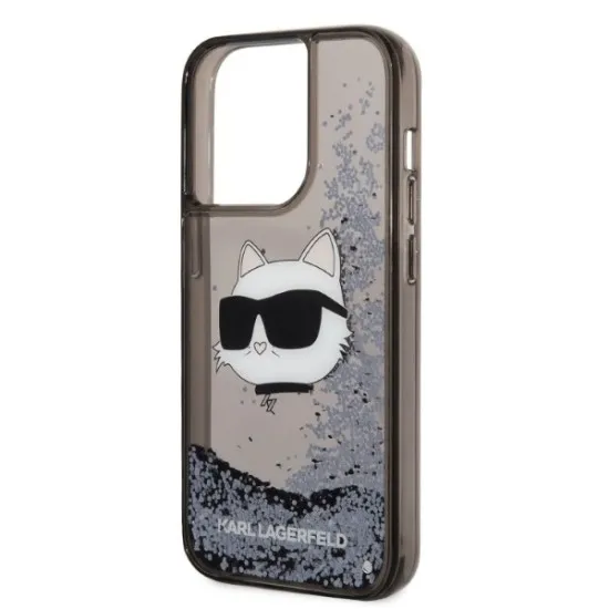 Husa pentru iPhone 14 Pro - Karl Lagerfeld Hardcase Glitter (KLHCP14LLNCHCK) - Choupette Head Husa pentru iPhone 14 Pro - Karl Lagerfeld Hardcase Glitter (KLHCP14LLNCHCK) - Choupette Head