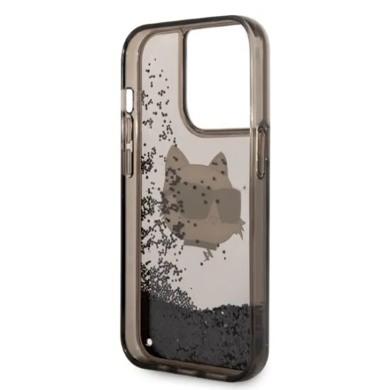 Husa pentru iPhone 14 Pro - Karl Lagerfeld Hardcase Glitter (KLHCP14LLNCHCK) - Choupette Head Husa pentru iPhone 14 Pro - Karl Lagerfeld Hardcase Glitter (KLHCP14LLNCHCK) - Choupette Head