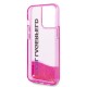 Husa pentru iPhone 14 Pro - Karl Lagerfeld Hardcase Liquid Glitter (KLHCP14LLCKVF) - Pink Elong