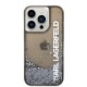 Husa pentru iPhone 14 Pro - Karl Lagerfeld Hardcase Liquid Glitter (KLHCP14LLCKVK) - Elong