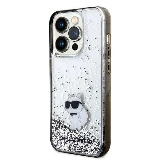 Husa pentru iPhone 14 Pro - Karl Lagerfeld Hardcase Liquid Glitter (KLHCP14LLKCNSK) - Choupette Husa pentru iPhone 14 Pro - Karl Lagerfeld Hardcase Liquid Glitter (KLHCP14LLKCNSK) - Choupette