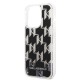 Husa pentru iPhone 14 Pro - Karl Lagerfeld Hardcase Liquid Glitter (KLHCP14LLMNMK) - Monogram