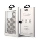 Husa pentru iPhone 14 Pro - Karl Lagerfeld Hardcase Liquid Glitter (KLHCP14LLMNMS) - Silver Monogram