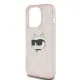 Husa pentru iPhone 14 Pro - Karl Lagerfeld IML Luxury (KLHCP14LHKLPCHP) - Pink Choupette Head&Monogram Husa pentru iPhone 14 Pro - Karl Lagerfeld IML Luxury (KLHCP14LHKLPCHP) - Pink Choupette Head&Monogram