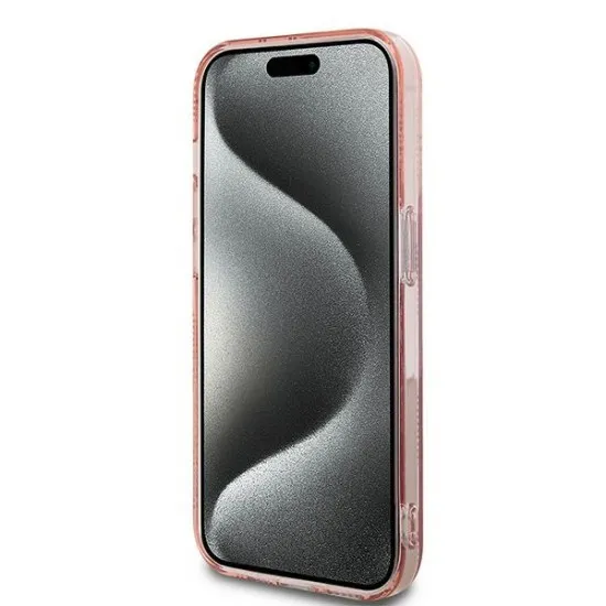 Husa pentru iPhone 14 Pro - Karl Lagerfeld IML Luxury (KLHCP14LHKLPCHP) - Pink Choupette Head&Monogram Husa pentru iPhone 14 Pro - Karl Lagerfeld IML Luxury (KLHCP14LHKLPCHP) - Pink Choupette Head&Monogram
