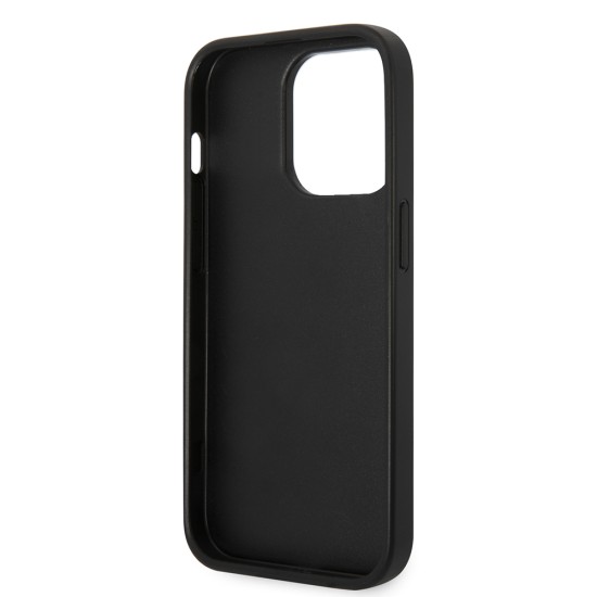 Husa pentru iPhone 14 Pro - Karl Lagerfeld Saffiano (KLHCP14LSAPKHK) - Karl`s Head